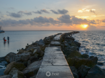 An Early Morning Along the Bay