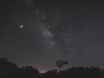 Windmill and the Milky Way