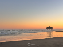 Sunset at Bob Hall Pier