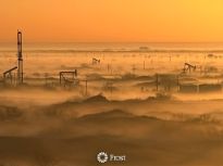 Sunrise on Permian Basin Oil Patch