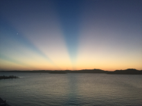 Sunset Over Medina Lake