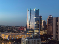 Sunset at Frost Bank Tower 