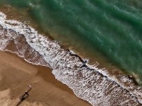 Morning Walk on the Beach 
