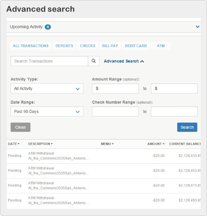 frost desktop account merchant tablet check search financial login