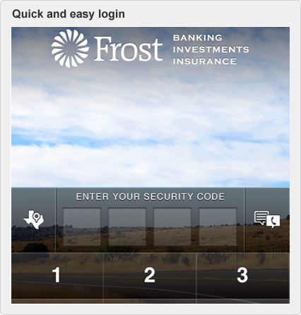 Frost bank shop atm