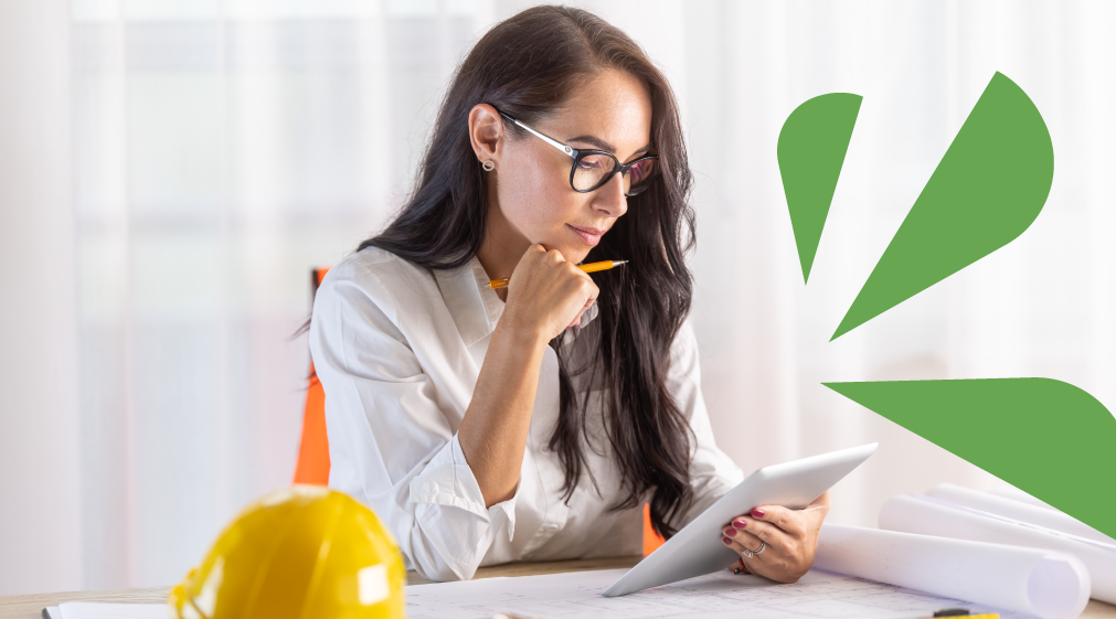 Image of woman working