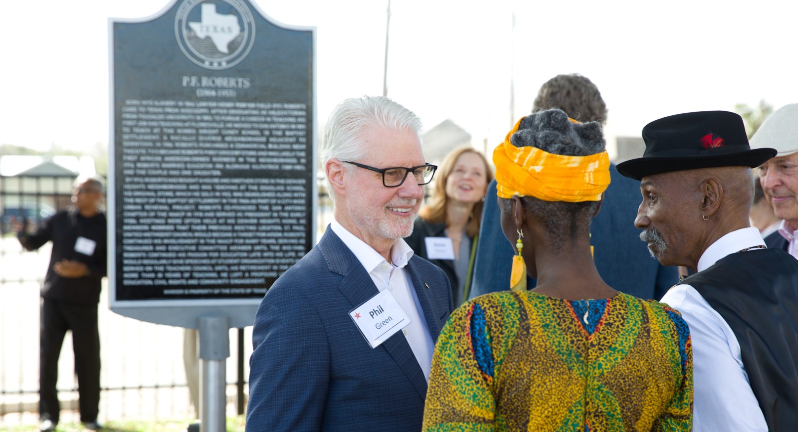 Photo of P.F.Roberts landmark celebration