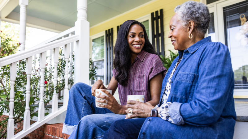 Image of women smiling
