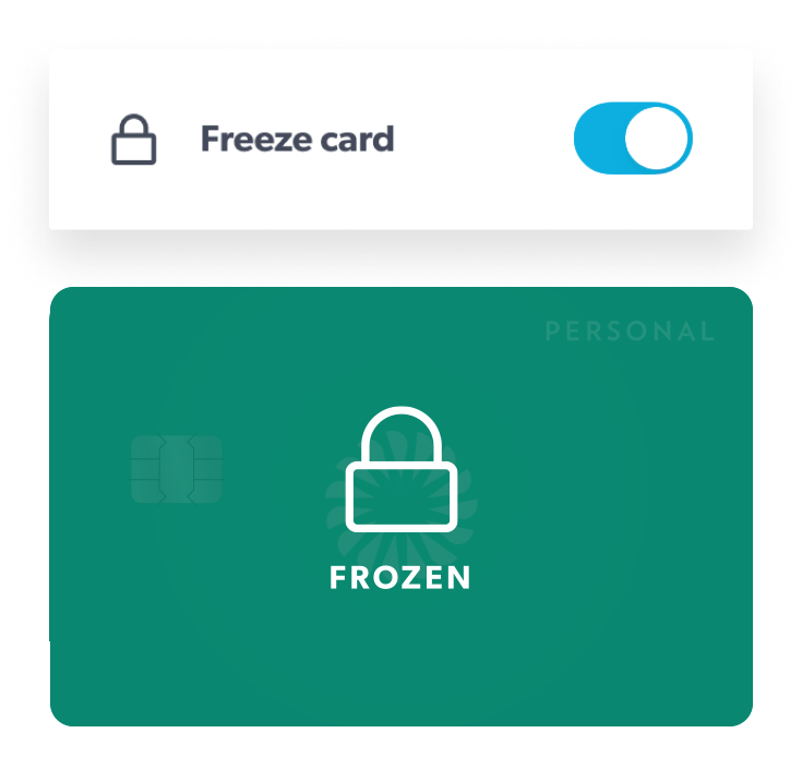 Freeze your card