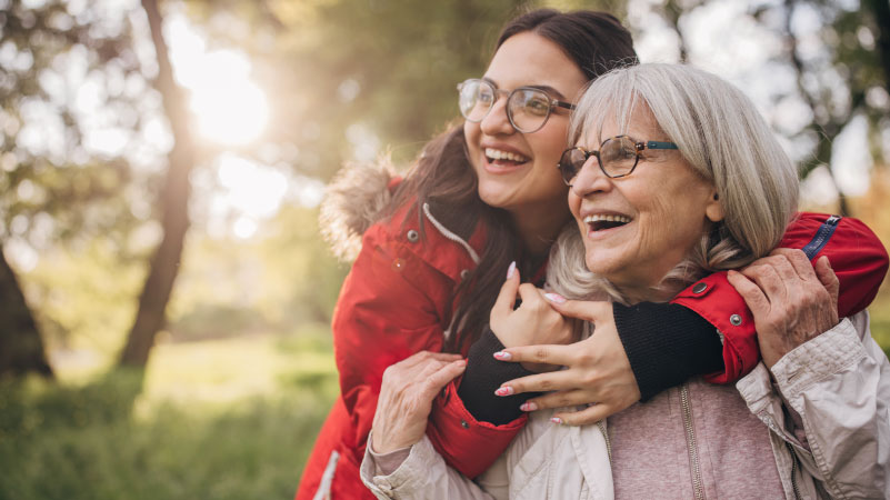 Image of mother and daughter