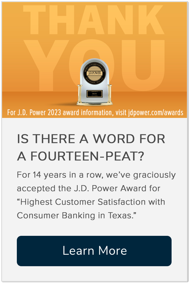 J.D Power Award for 14 years in a row.