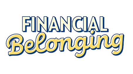 Financial belonging text image