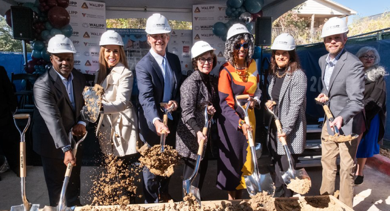 Image of breaking ground