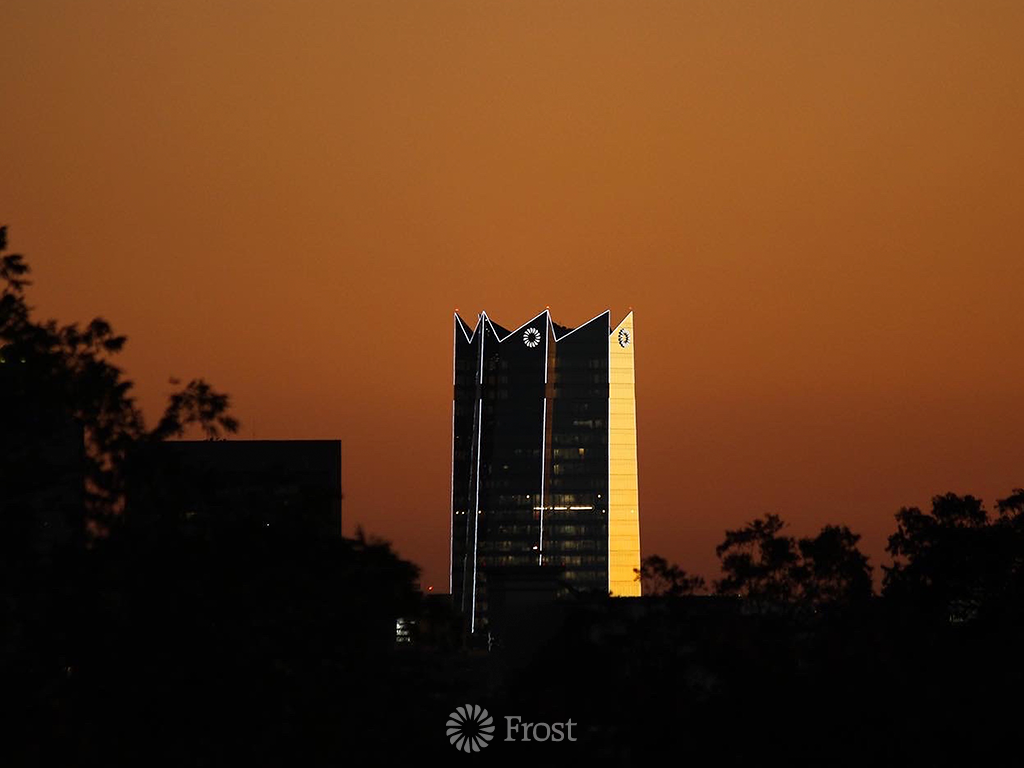 Frost Tower at Sunset