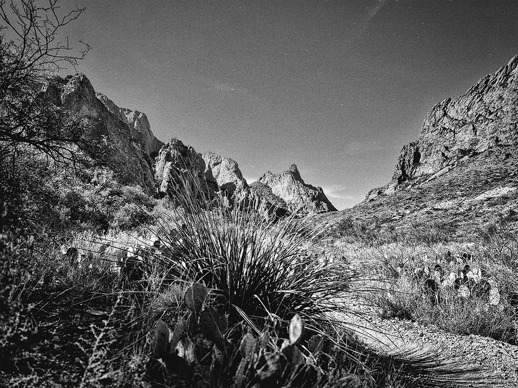 Big Bend in Black & White