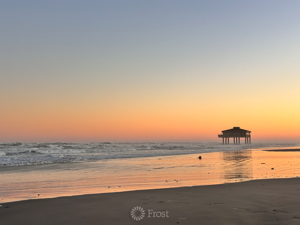 Sunset at Bob Hall Pier