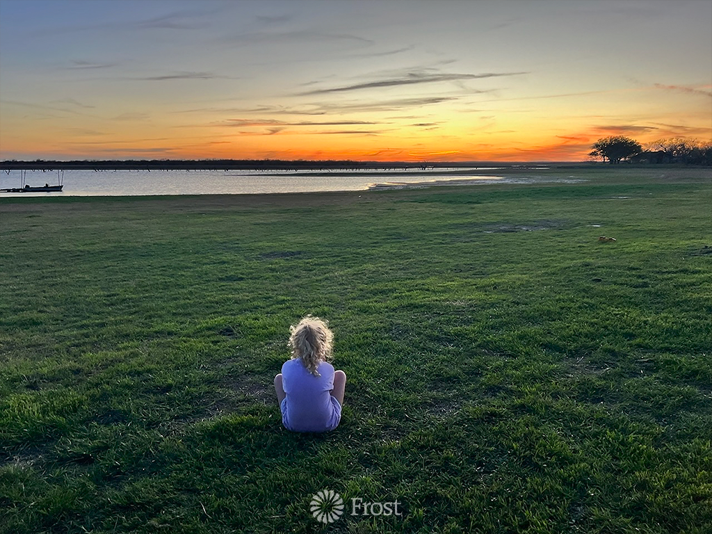 Sunset Over Lake Corpus Christi