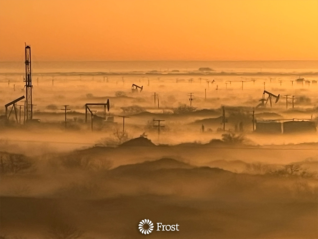 Sunrise on Permian Basin Oil Patch
