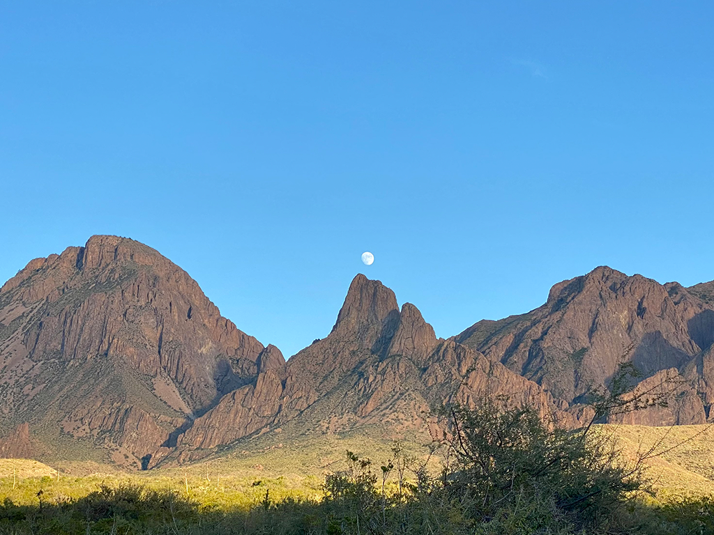 Moonrise Over the Chisos