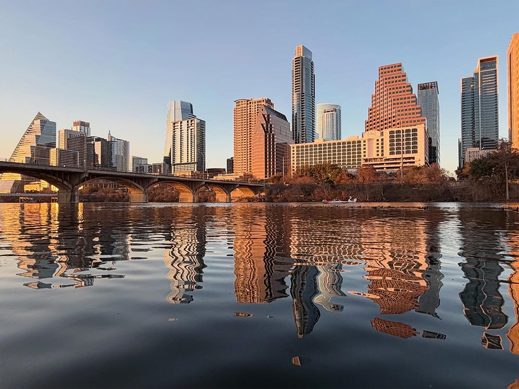 View from Lady Bird Lake