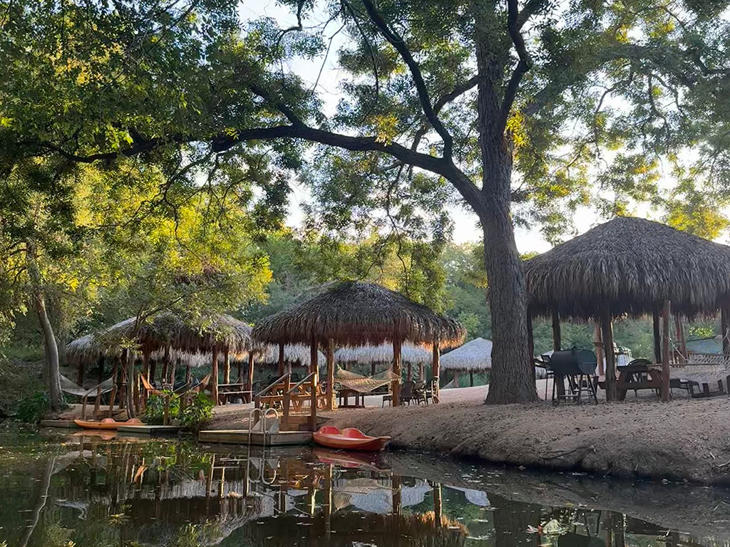 Kayaking Down Cibolo Creek